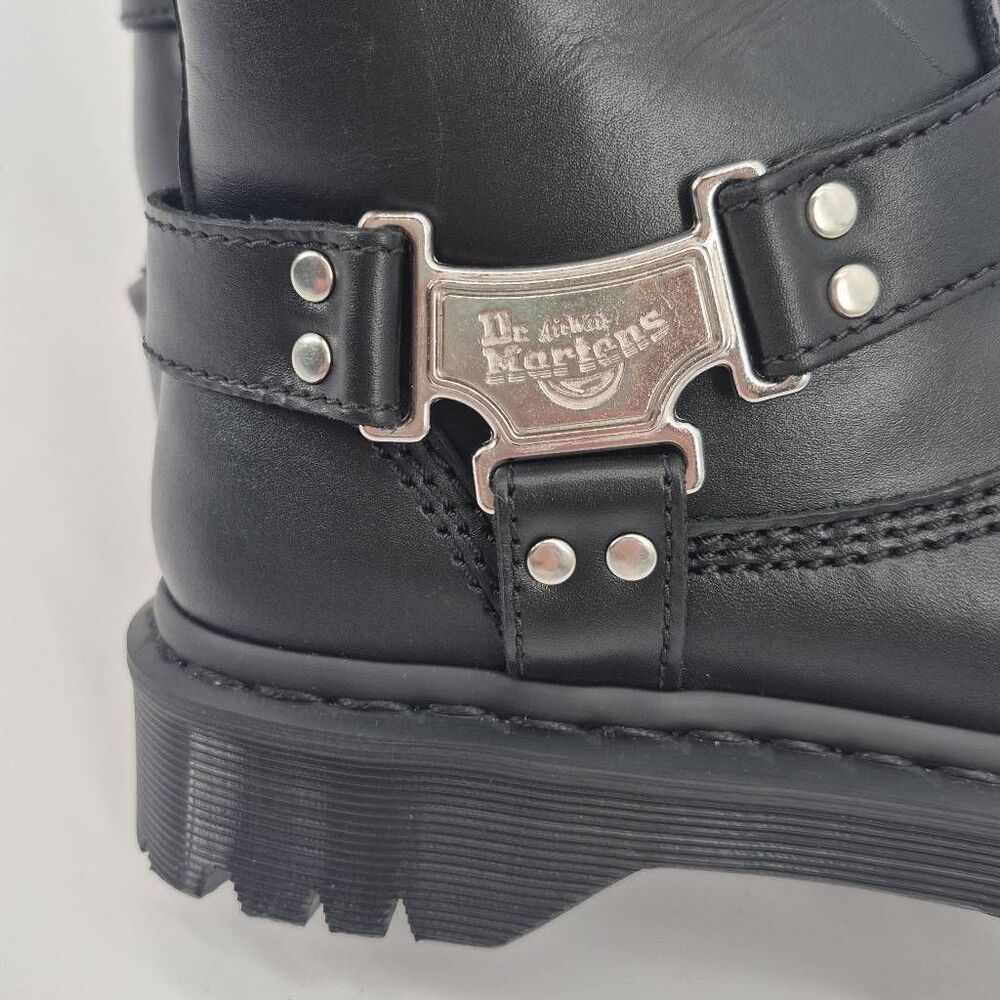 Dr Martens Anistone Hi Tall Pull On Biker Boots Women's Size 9 - Picture 5 of 6